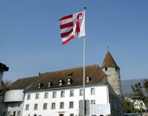 Inauguration de l' Htel du Parlement et du Gouvernement jurassiens  Delmont.