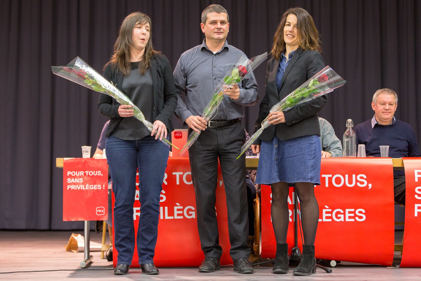 Congrès du 2 février 2018 à Courrendlin avec l’élection de la nouvelle présidence (photos: yvesw / copyright:PSJ)