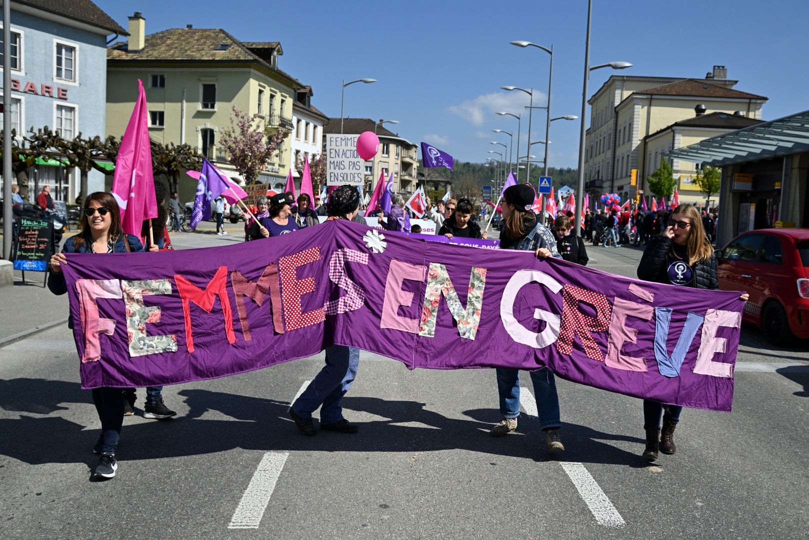 1er mai 2019 à Porrentruy (photos: Georges Henz / copyright:PSJ)