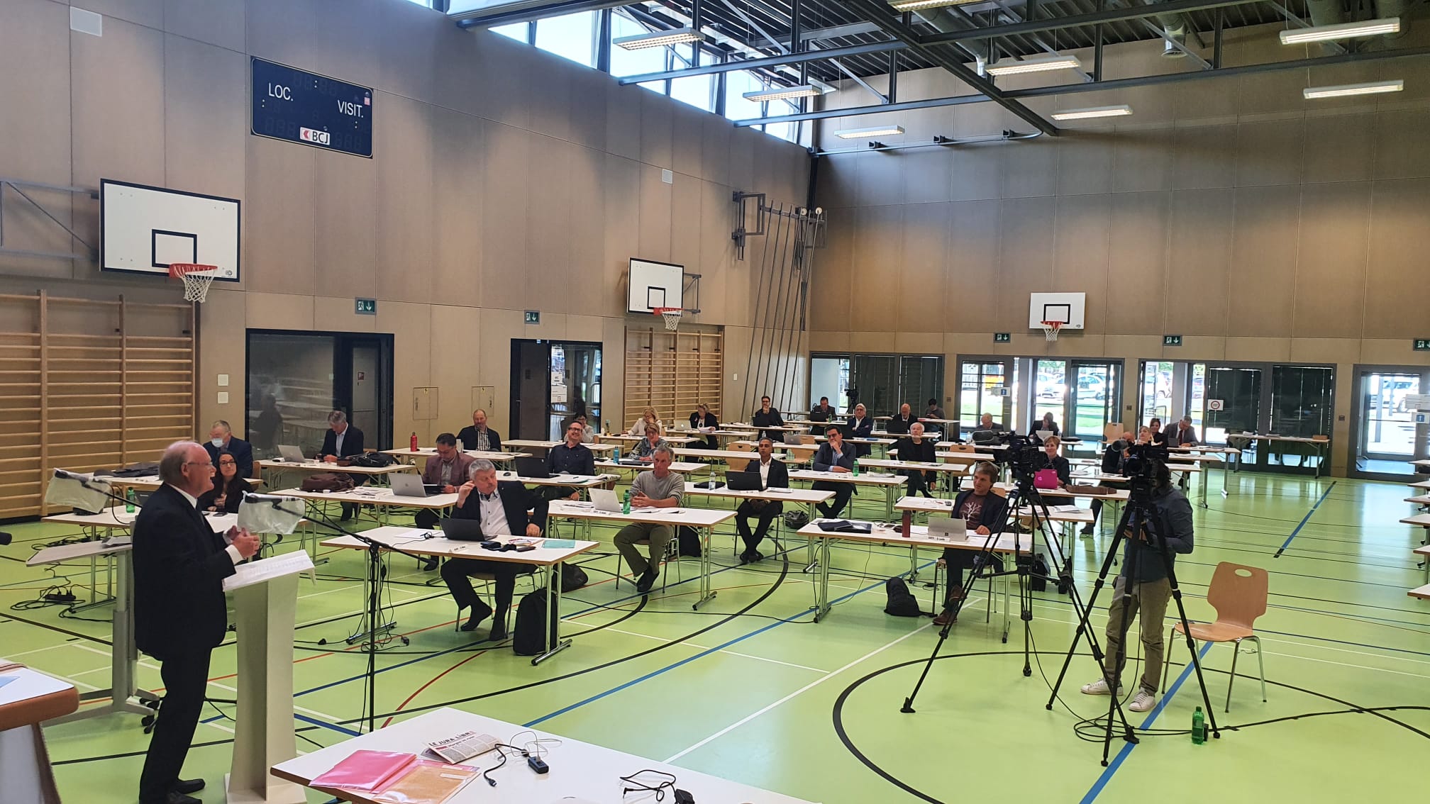 Séance du Parlement jurassien, Courroux, 27 et 28 mai 2020