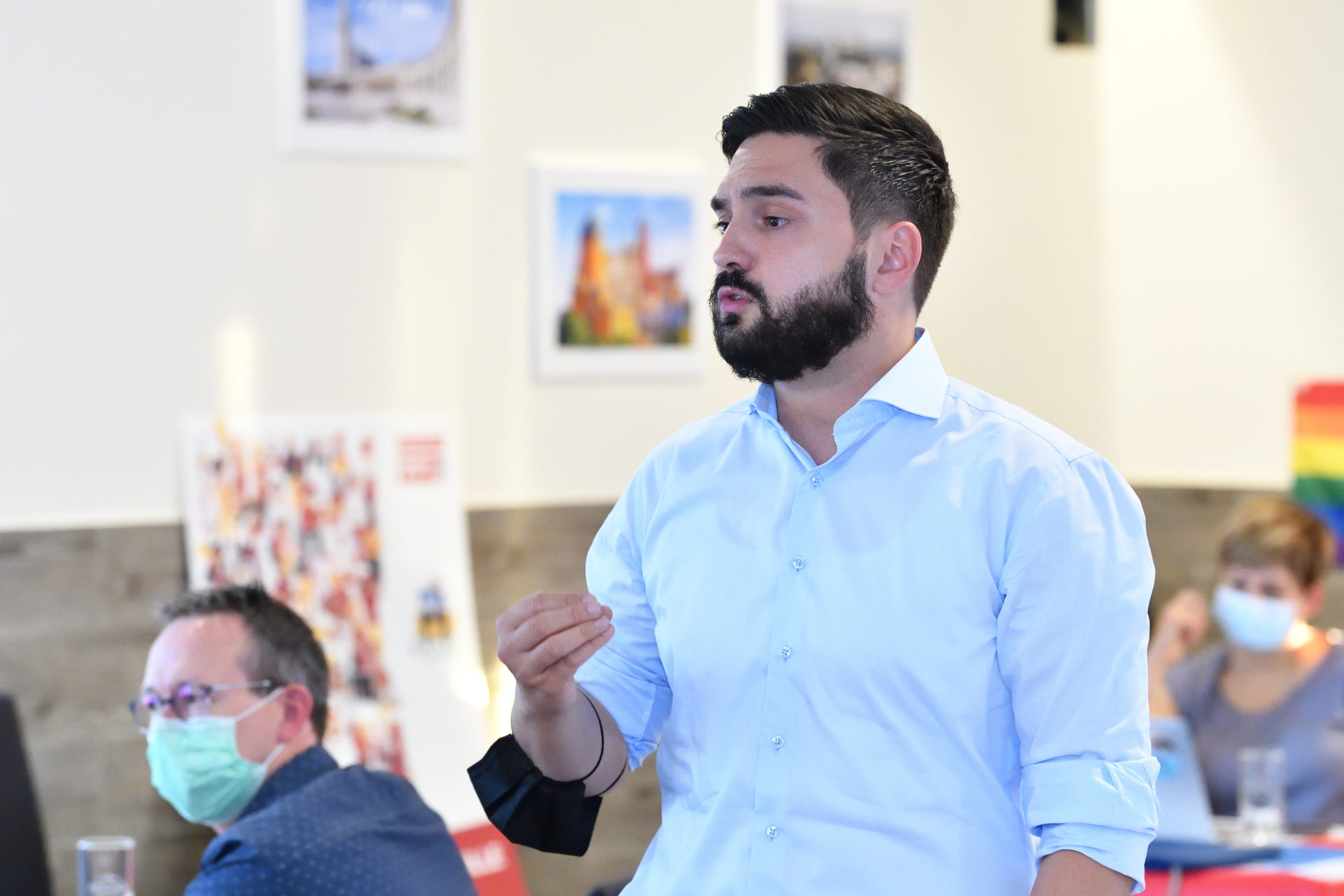 Congrès du PSJ avec Cédric Wermuth
