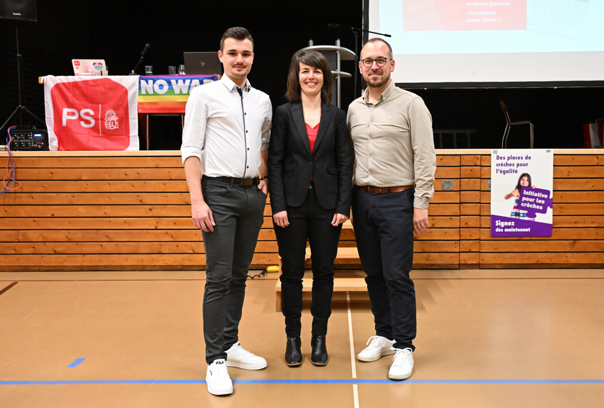 Congrès du PSJ, Coeuve, élection de la présidence et du comité directeur (photos: Georges Henz)