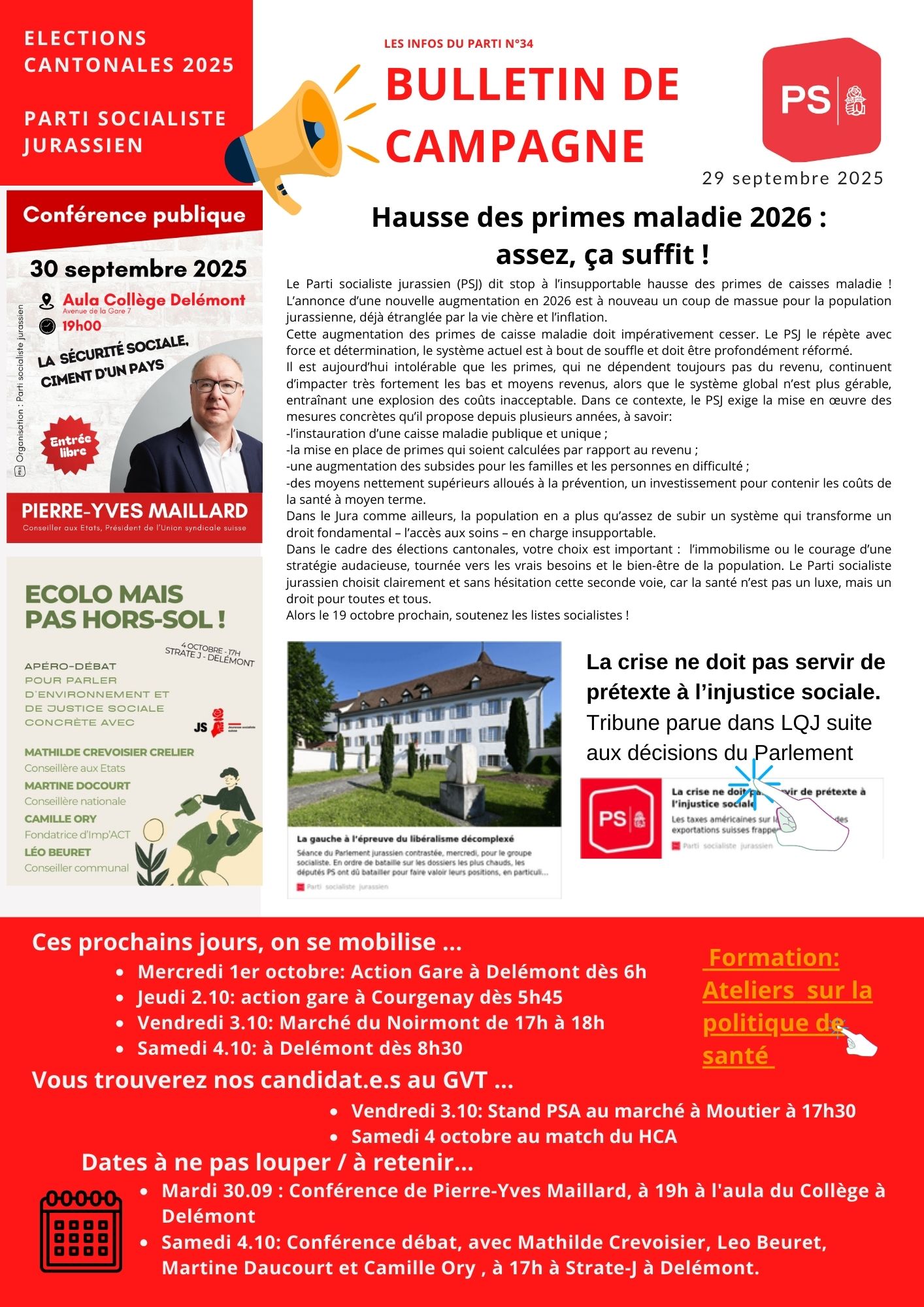 EC 2025 Bulletin de campagne 4