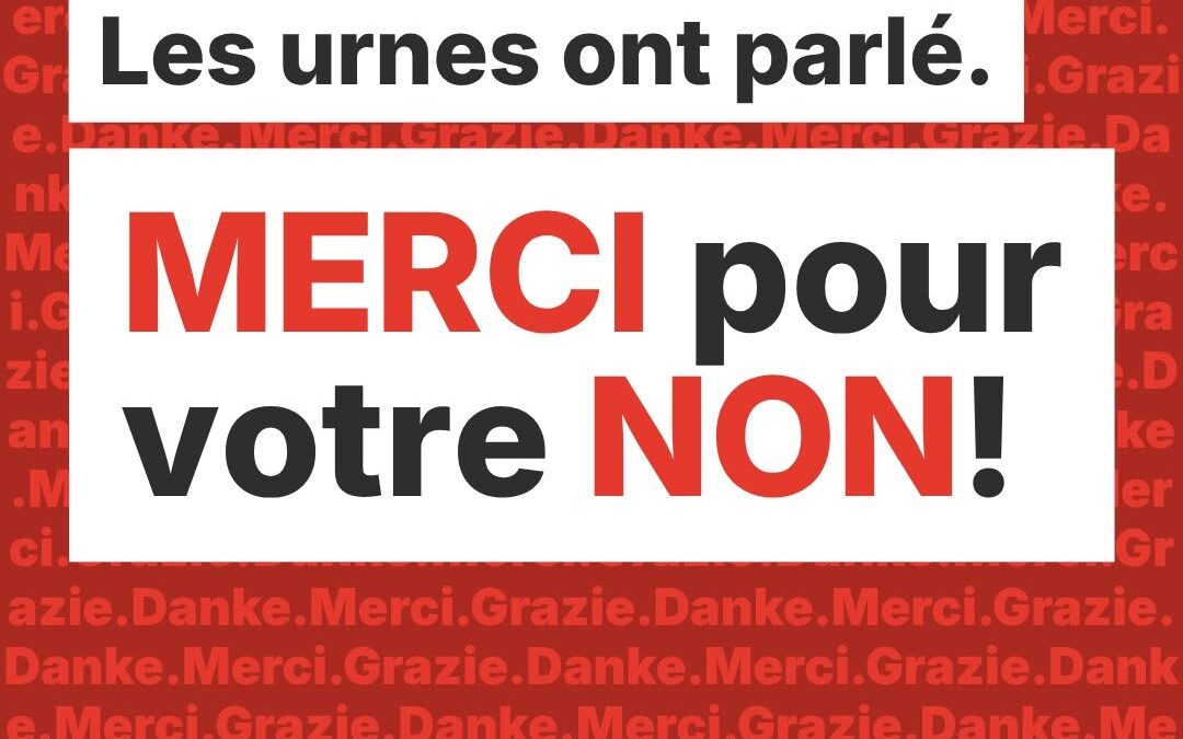 Le Jura dit deux fois non : maintenant, il faut des actes