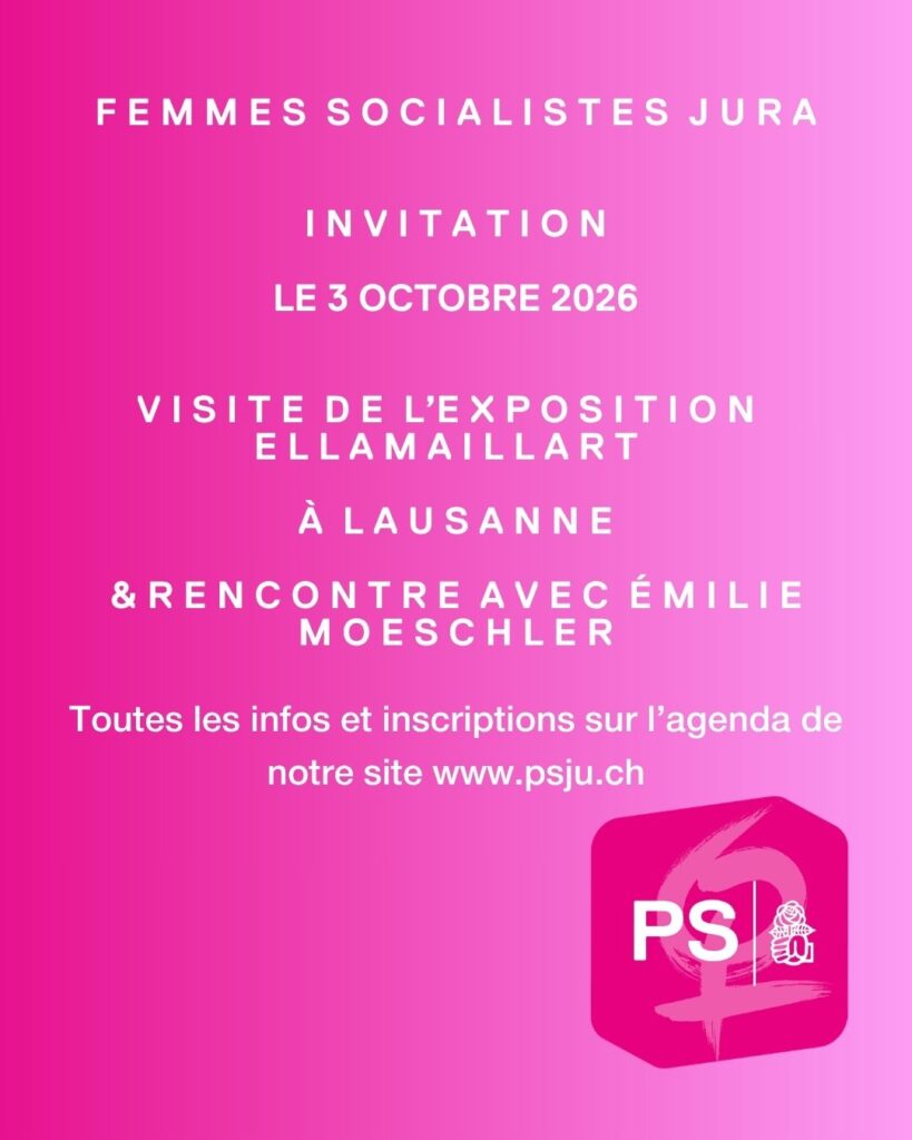 Armelle Insta PSJ femmes socialistes Jura jurassienne 